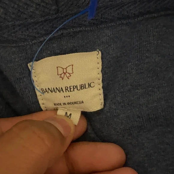 Banana Republic Blue Cowl Neck Sweater - Picture 3 of 4